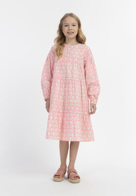 IZIA Zomerjurk Meisje neonroze