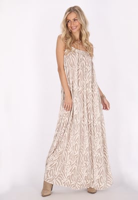 IZIA Jurk Dames beige
