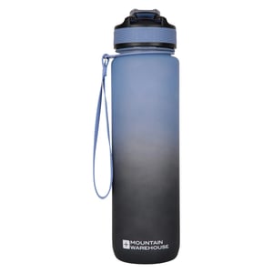 Mountain Warehouse Trycklock BPA-fri 1L Vattenflaska (Blå/Svart)