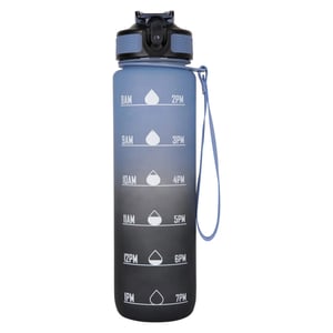 Mountain Warehouse Trycklock BPA-fri 1L Vattenflaska (Blå/Svart)