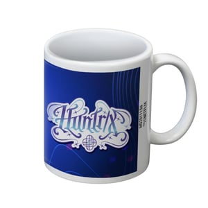 K-Pop Demon Hunters Huntrix Logo 325ml Mok (Wit/Blauw)
