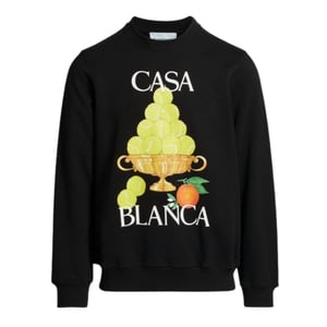 Casablanca La Corbeille D'oranges Black Sweatshirt