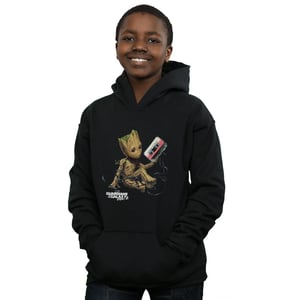 Marvel Jongens Guardians Of The Galaxy Groot Tape Hoodie (Zwart)