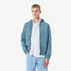 Lacoste Heren Fleece Volrits Hoodie (Blauw)