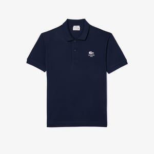 Lacoste L.12.12 Handtekening Klassiek Polo Shirt voor Volwassenen (Marineblauw)