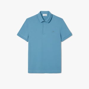 Lacoste Heren Paris Piqué Stretch Regular Poloshirt (Licht Blauw)
