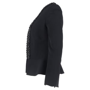 Stella McCartney Versierde Blazer in Zwarte Wol