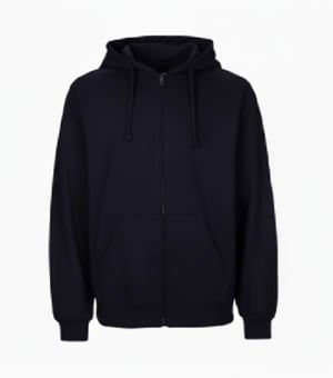 VR2 Denim Mens Zip Up Hoodie Casual Fleece Jacket