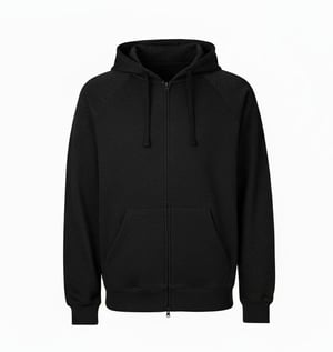 VR2 Denim Mens Zip Up Hoodie Casual Fleece Jacket