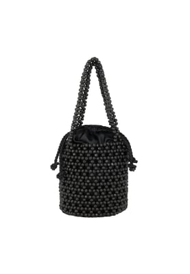 IZIA Bucketbag met kralen Dames zwart