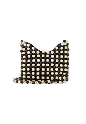 IZIA Tas met kralen Dames Beige Veelkleurig