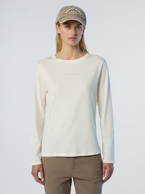 North Sails långärmad T-shirt med upphöjd logotyp