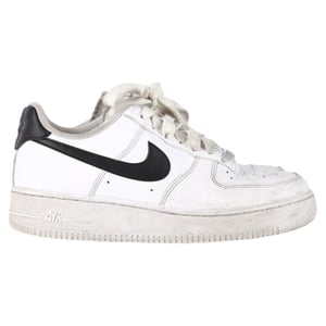 Nike Air Force 1 Low-Top Sneakers in White Leather