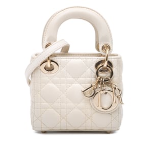 Lady Dior Mini Quilted Leather Bag