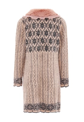 Faina Vest Dames roze/zwart