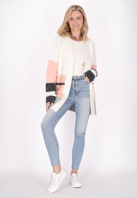 usha Vest Dames Roze Veelkleurig