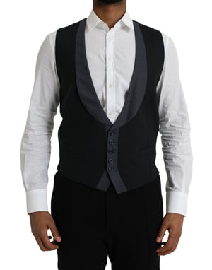 Klassieke Pasvorm Sjaalkraag Gilet