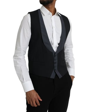 Klassieke Pasvorm Sjaalkraag Gilet