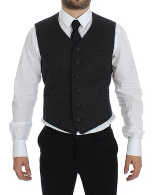 Wollen Vest Klassieke Stijl