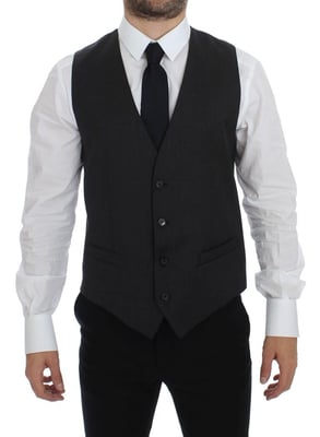Vest Klassieke Pasvorm Formele Kleding