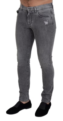 Slim Fit Versleten Jeans