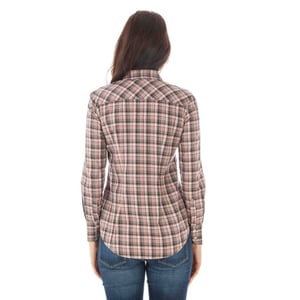 Geruite Blouse met Ruffle Detail
