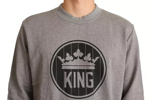 King Sweatshirt Grijze Crewneck