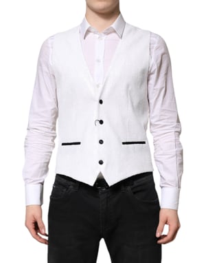 Pailletten Witte Vest