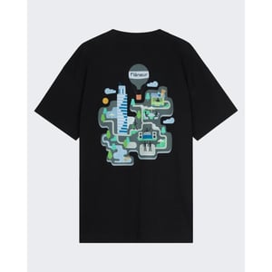 Flaneur Homme Heren festival map t-shirt