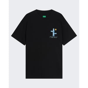 Flaneur Homme Heren festival map t-shirt
