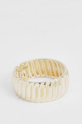 Embossed Snap Bangle