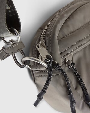 River Island Mens Bum Bag Grey Pocket
