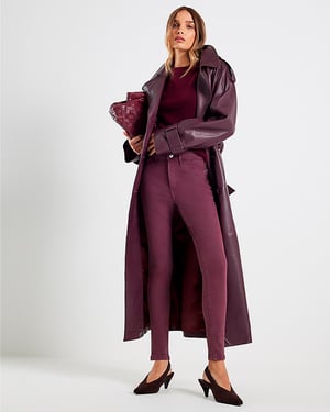 River Island Womens Skinny Jeans Purple