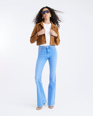 River Island Womens Bootcut Jeans Blue Mid Rise