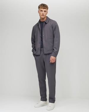 River Island Mens Trousers Grey Slim Fit Textured
