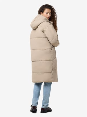 Noisy May Ladies Long Hooded Waterproof Parka Coat Padded