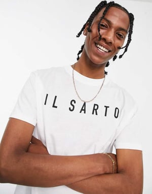 Il Sarto core t-shirt i vitt