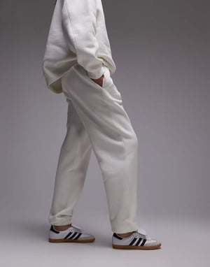 Topshop co ord cuffs jogger i ecru