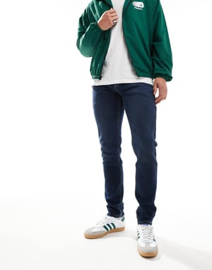 Farah Drake slim jeans i denim-tvätt