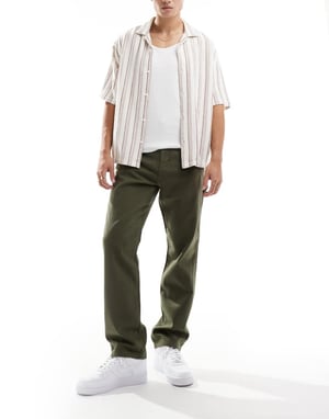 ONLY & SONS raka snickarbyxor i khaki