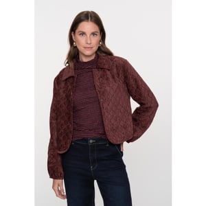 Geisha 55800-10 jacket quilted velvet