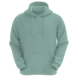 VR2 Denim Mens Plain Hoodie Long Sleeve Pullover