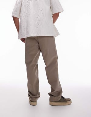 Topman raka byxor i khaki