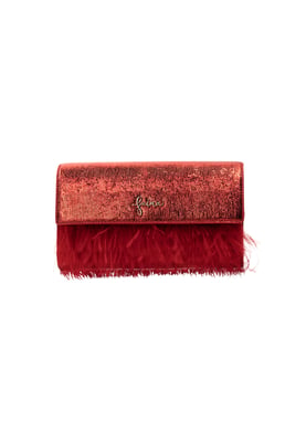 Faina Clutch/avondtasje Dames rood