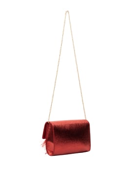 Faina Clutch/avondtasje Dames rood