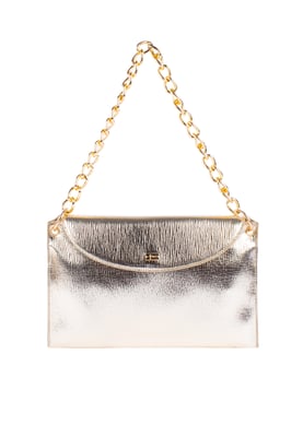 Faina Clutch/avondtasje Dames goud