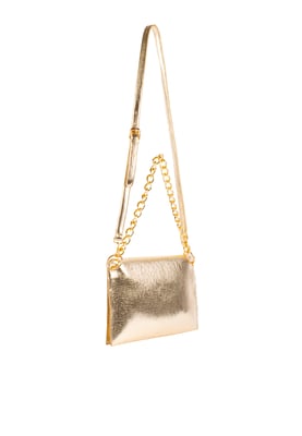 Faina Clutch/avondtasje Dames goud