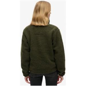 Sherpa Pullovers Halvdragkedja Ficka