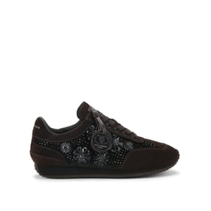 Kurt Geiger London Velvet Chelsea Jewel Tag Sneakers