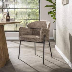 Hoyz armstoel curva verpakt per 2 hoven champagne